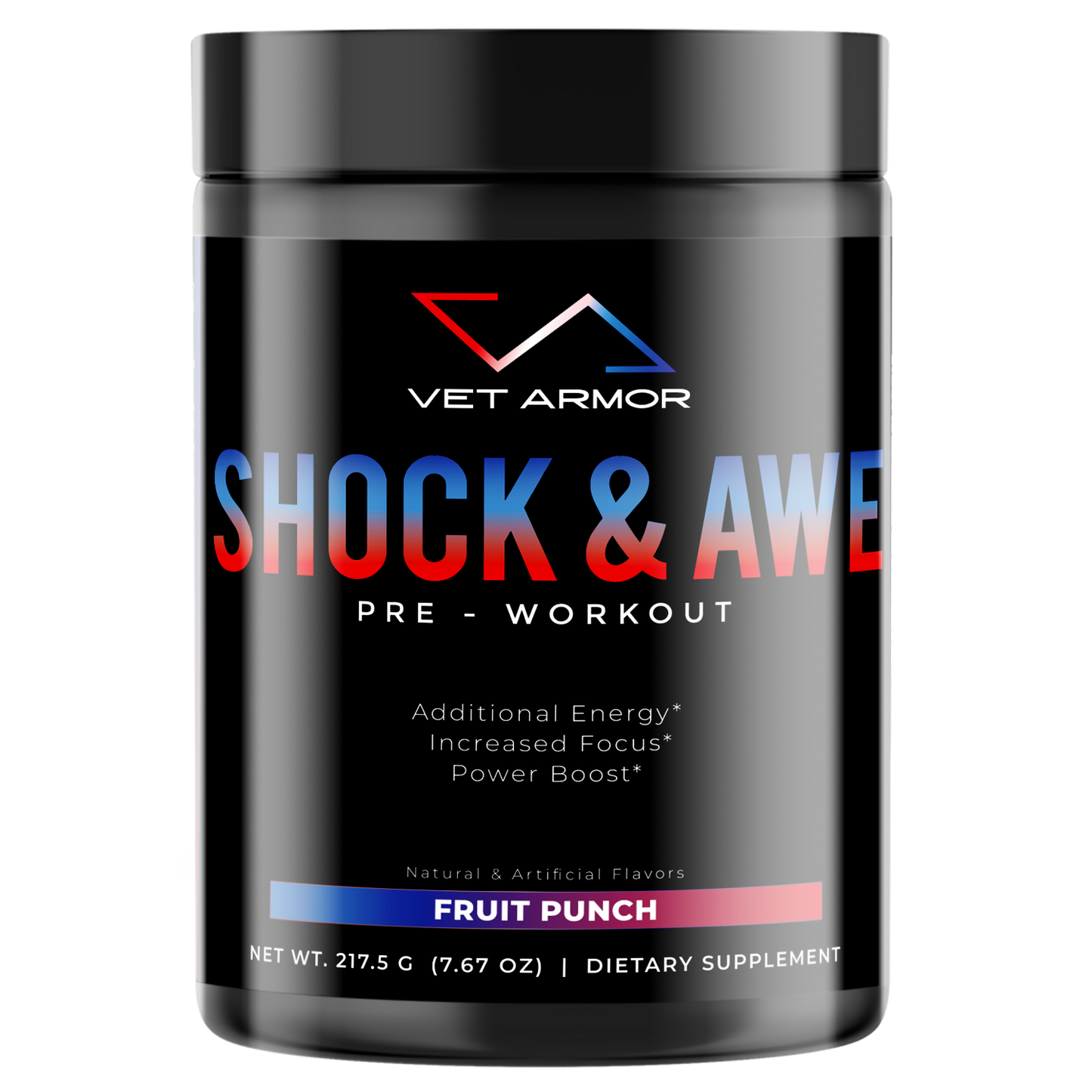 SHOCK & AWE PRE WORKOUT FRUIT PUNCH