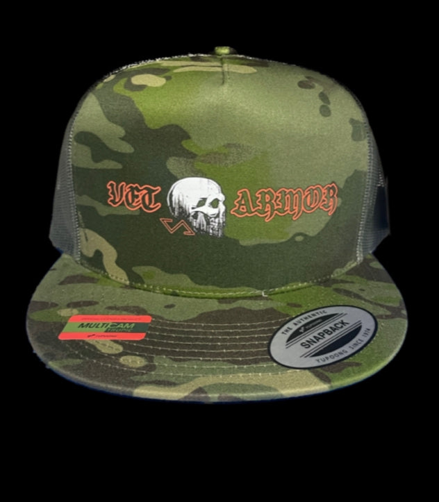 Skull/ Vet Armor Trucker Hat