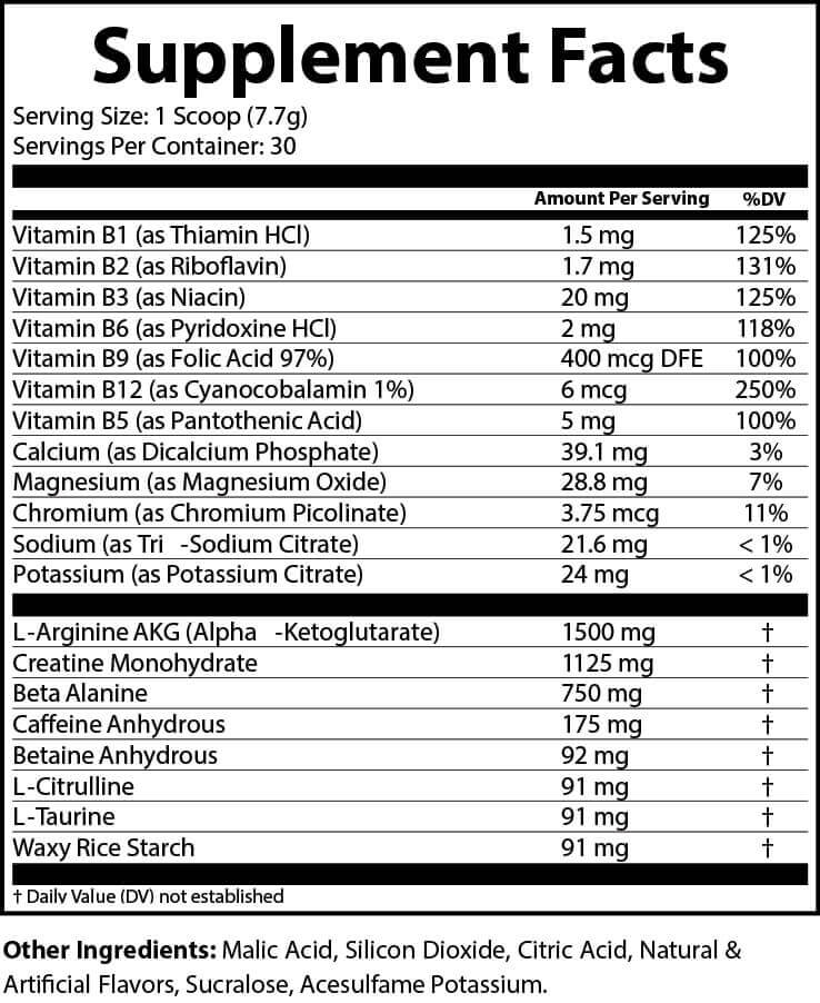 SHOCK&+AWE PRE WORKOUT WATERMELON